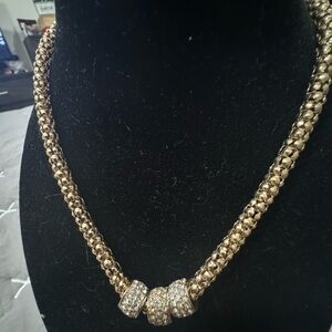 Sterling golden necklace